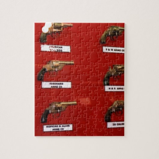 Alte Westc$sechs-tireur Puzzle (Vertikal)