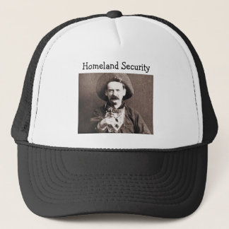 Alte Westcowboy-heimat-Sicherheits-Kappe Truckerkappe