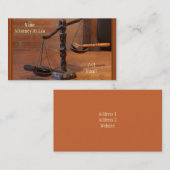 Alte Westrechtsanwalts-Geschäfts-Karte Visitenkarte (Vorne/Hinten)