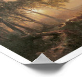 Alte Westzene Rinder Drive Vintag Art Poster (Ecke)