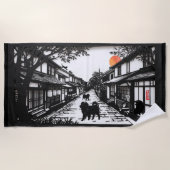 ALTE WHISPERS Chow Strandtuch (Vorderseite)