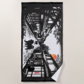 ALTE WHISPERS Chow Strandtuch (Vorderseite)