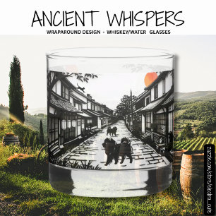 ALTE WHISPERS Kaschieren Wasserfelsen Glas