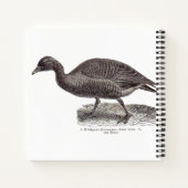 Alte Wildgans-Wildgans Notizblock (Rückseite)