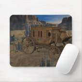 Alte Wildwest-Postkutsche-Mauspad Mousepad (Mit Mouse)