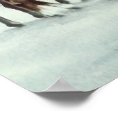 ALTE WINDMILL & PFERDE VON SHARON SHARPE POSTER (Ecke)