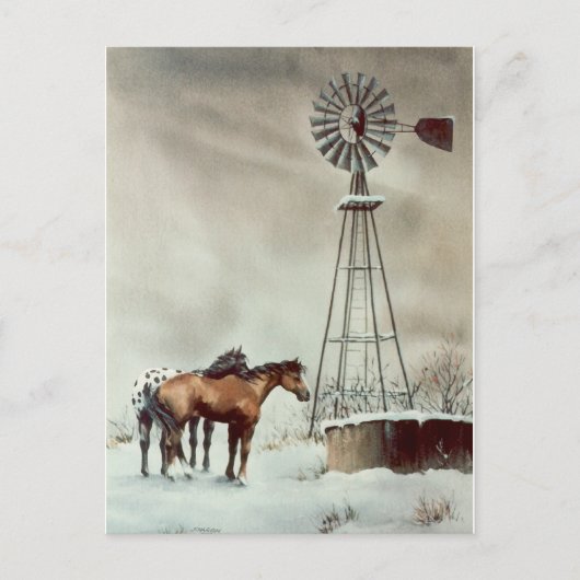 ALTE WINDMILL VON SHARON SHARPE POSTKARTE (Vorderseite)