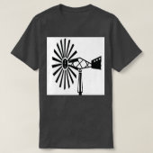 Alte Windmühle T-Shirt (Design vorne)