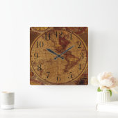 Alte World Map Antike Geschichte Designer Uhr (Zuhause)