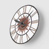 Alte Zeit, die Wand-Uhr behält Runde Wanduhr (Winkel)