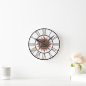 Alte Zeit, die Wand-Uhr behält Runde Wanduhr (Zuhause)