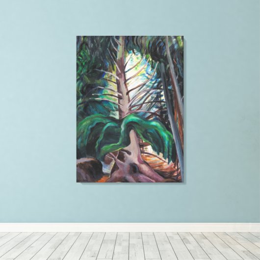 Alte Zeit | Emily Carr | Leinwanddruck (Insitu (Holzboden))