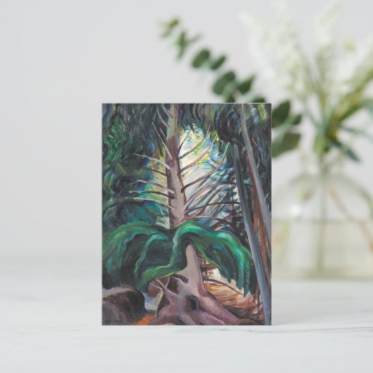 Alte Zeit | Emily Carr | Postkarte (Stehend Vorderseite)
