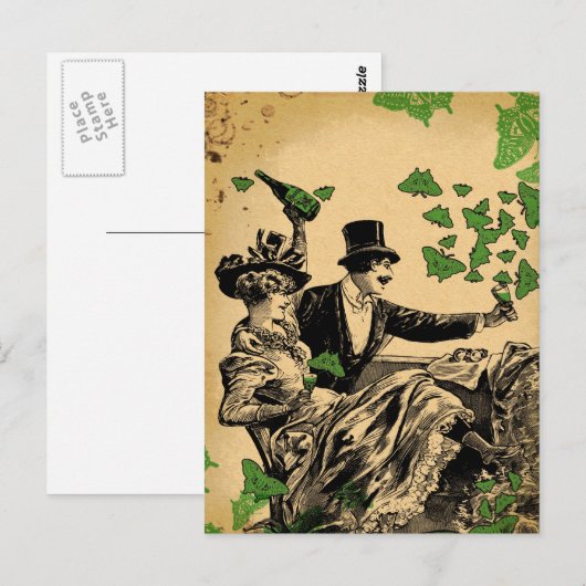 Alte Zeit Postkarte (Vorne/Hinten)