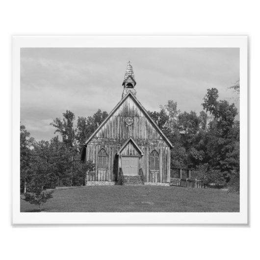 Alte Zeit Religion B&W Fotodruck (Vorne)