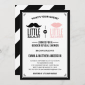 ALTE ZEIT| REVEALINVITATION DER GESCHLECHTER EINLADUNG (Vorne/Hinten)