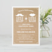 ALTE ZEIT| REVEALINVITATION DER GESCHLECHTER EINLADUNG (Stehend Vorderseite)