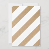 ALTE ZEIT| REVEALINVITATION DER GESCHLECHTER EINLADUNG (Rückseite)