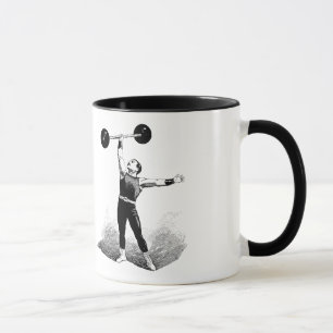 Alte Zeit starker Mann Tasse