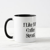 Alte Zeit starker Mann Tasse (Links)