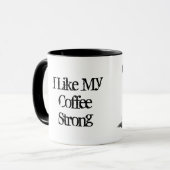 Alte Zeit starker Mann Tasse (Vorderseite Links)