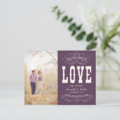 ALTE ZEIT VINTAG | Ankündigung Datum freihalten (Stehend Vorderseite)