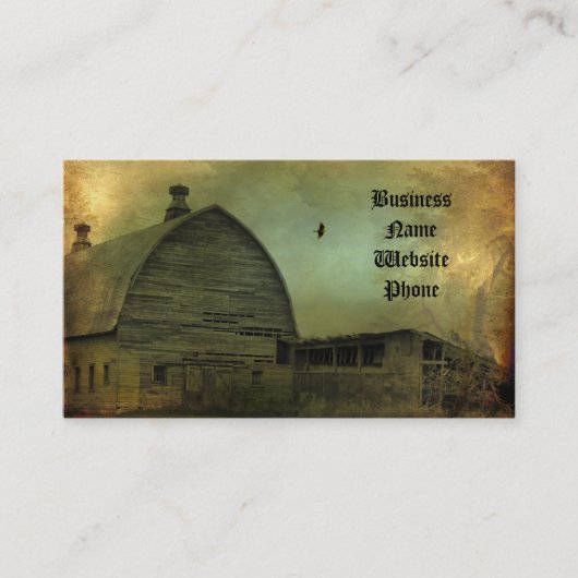 Alte Zeiten Visitenkarte (Vorderseite)