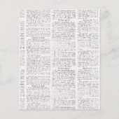 Alte Zeitung (Rückseite)