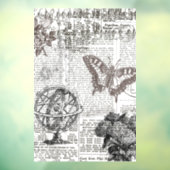 Alte Zeitung Fensteraufkleber (Blatt 3)