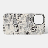 Alte Zeitung   iPhone Hülle (Rückseite (Horizontal))