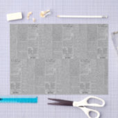 Alte Zeitung Seidenpapier (Handwerk)