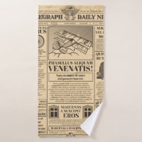 Alte Zeitung Vintag. Retro-Zeitungspapier mit Text