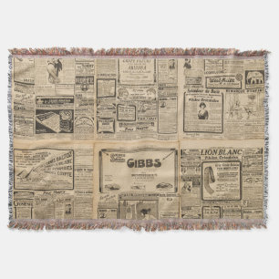Alte Zeitung: vintage Papierhintergrund. Decke