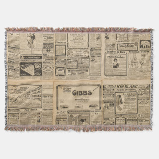 Alte Zeitung: vintage Papierhintergrund. Decke
