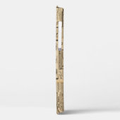 Alte Zeitung: Vintager Hintergrund. Case-Mate iPhone Hülle (Rückseite / Links)