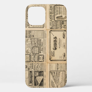 Alte Zeitung: Vintager Hintergrund. Case-Mate iPhone Hülle