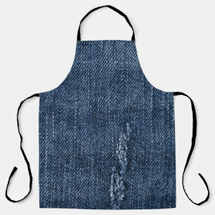 Alte zerrissene Denim: Jeans Textur. Schürze