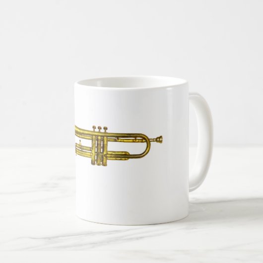 Alte zerschlagene Trompete Kaffeetasse (VorderseiteRechts)