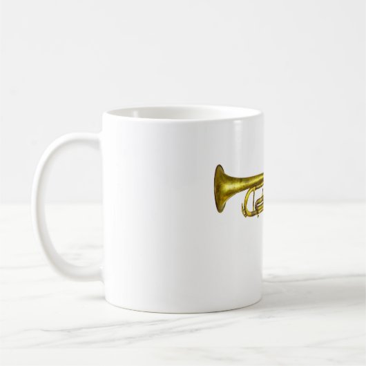 Alte zerschlagene Trompete Kaffeetasse (Links)