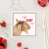 Alte Ziege 29. 29. Geburtstag Serviette (Beispiel)