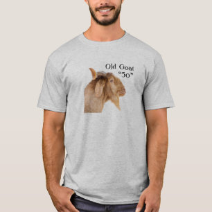 Alte Ziege "50" 50. Geburtstag 50 Jahre alter T -  T-Shirt