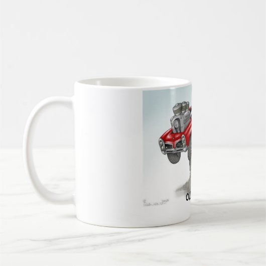 ALTE ZIEGE KAFFEETASSE (Links)