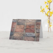 Alte Ziegel Karte (Gelbe Blume)