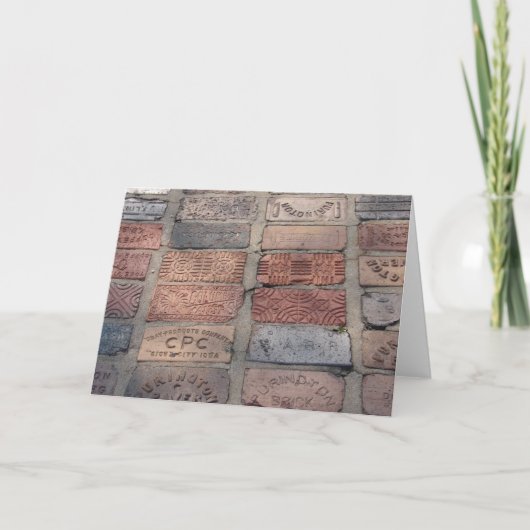 Alte Ziegel Karte (Vorderseite)