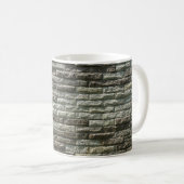 Alte Ziegelmauer: Bedrückte Textur Kaffeetasse (VorderseiteRechts)