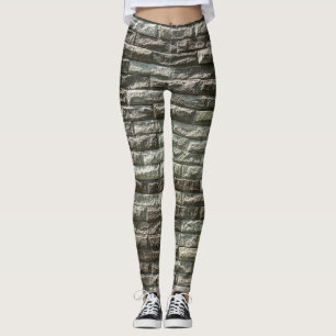 Alte Ziegelmauer: Bedrückte Textur Leggings