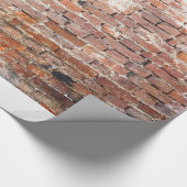 Alte Ziegelmauer Geschenkpapier (Ecke)