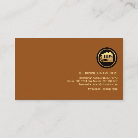 Alte Ziegelmauer New Timber Wood Handyman Visitenkarte (Rückseite)