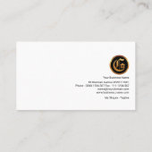 Alte Ziegelstein-Arbeits-bunte Gips-Malerei Visitenkarte (Rückseite)