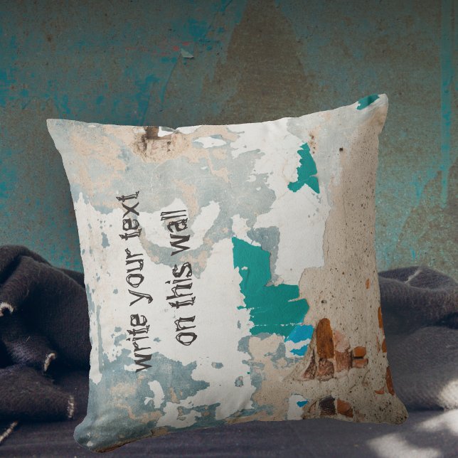 Alte Ziegelwand im Loft-Stil Kissen (Von Creator hochgeladen)